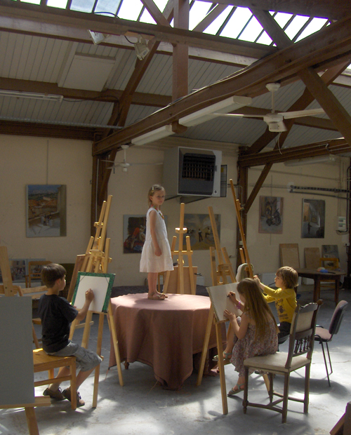 cours de peinture pour enfants